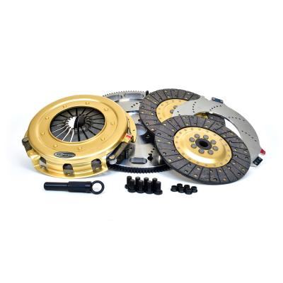 Multi-Disc Clutch and Flywheel Kit 46.10 lbs 143 Tooth Gear 6 Bolt Crank 9235 ft/lbs Capacity 10.4 Inch Diameter 23-Spline Fits Dodge/Plymouth Cars and Trucks 8 Cyl Centerforce SST 10.4