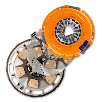 Extreme Multi-Disc Clutch and Flywheel Kit 48.20 lbs 143 Tooth Gear 0 in/oz Internally Balanced 8 Bolt Crank 1600 ft/lbs Capacity 10.4 Inch Diameter 26-Spline Fits Dodge Viper SRT-10 8.3L Centerforce DYAD XDS 10.4