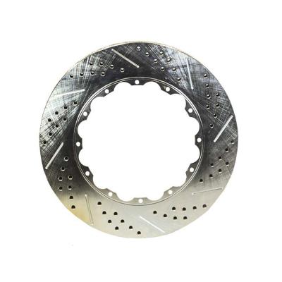 Rotor Ring Replacement 14 Inch 1.15 Inch Thick Slot Drill W/Zinc Drivers Side BAER Brakes