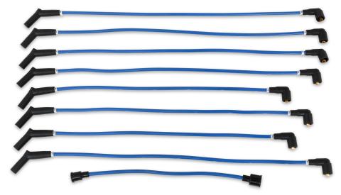 Spark Plug Wires 8mm with 1964-1973 Ford Mustang Logo Scott Drake