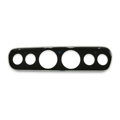 1965-1966 Ford Mustang 6 Hole Instrument Bezel Black Scott Drake