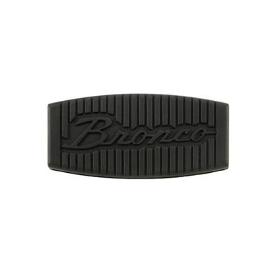 66-89 Ford Bronco Script Brake Pedal Pad for Automatic Transmission Scott Drake