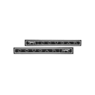 Quarter Emblems, 1967-1968 Mercury Cougar (Pair) Scott Drake