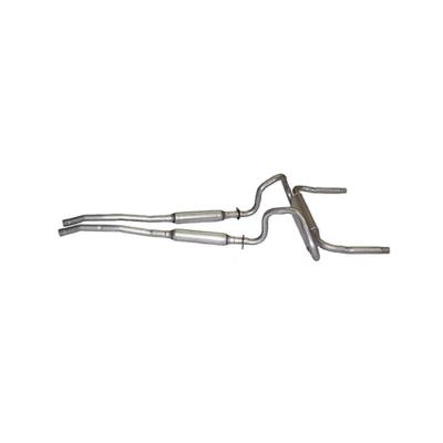 1967-69 Ford Mustang Concours Dual Exhaust 2 Inch Transverse Single Muffler Scott Drake