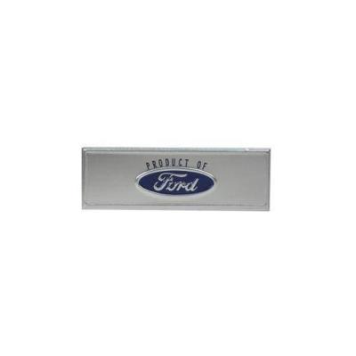 Sill Plate Emblem, 1968-1973 Ford Mustang Logo, Blue Scott Drake