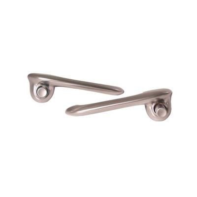 1969-1970 Ford Mustang Show-Quality Door Handles (Satin Chrome) Scott Drake