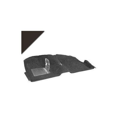 1965-1968 Ford Mustang Convertible Molded Carpet Kit Black Scott Drake