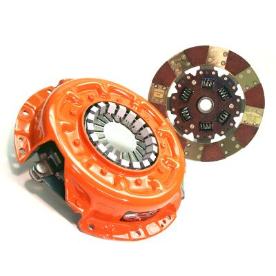 High Performance Clutch Pressure Plate and Disc Set 400 ft/lbs Capacity 9.750 Inch Diameter 24-Spline Fits Nissan Trucks 3.3L Centerforce Dual Friction