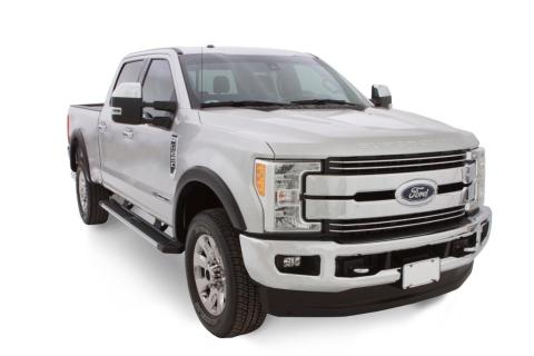 Black OE Style Smooth Finish Front Fender Flares For 2018-2020 Ford F150 Bushwacker