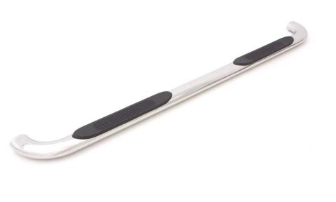 4 Inch Oval Bent Nerf Bars Polished Stainless 2015-2026 Colorado/Canyon Crew Cab Lund