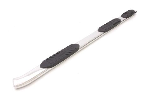 5 Inch Oval Wheel-To-Wheel Nerf Bars Polished Stainless 2007-2019 Silverado 1500/2500 HD Extended Cab 78.8 Bed Lund