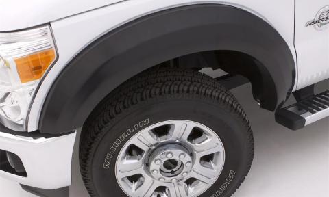 Extra Wide Style Fender Flare Set Front, Textured, 2-Piece Set 2007-2013 Sierra 1500 Fleetside Lund