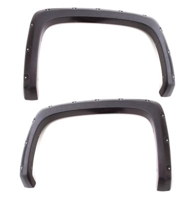 Rivet Style Fender Flare Set Rear, Textured, 2-Piece Set 2015-2020 Colorado/Canyon Fleetside 61.7 Bed Lund