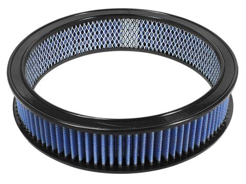 Magnum Flow Round Racing Air Filter w/ Pro 5R Media 14 Inch OD x 12 Inch ID x 3 Inch H w/ Expanded Metal Blue aFe Power