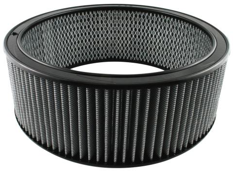 Magnum Flow Round Racing Air Filter w/ Pro Dry S Media 14 Inch OD x 12 Inch ID x 5 Inch H w/ Expanded Metal aFe Power