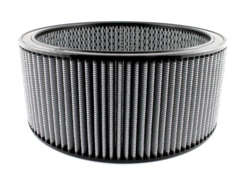 Magnum Flow Round Racing Air Filter w/ Pro Dry S Media 14 Inch OD x 12 Inch ID x 6 Inch H w/ Expanded Metal aFe Power