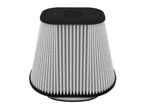 Track Series Intake Replacement Air Filter w/ Pro Dry S Media (6-1/8x4-1/8) Inch F x (9-1/4x7-1/4) Inch B x (6x4) Inch T x 7-1/8 Inch H aFe Power