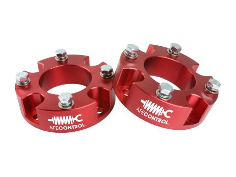 aFe Control 2.5 Inch Leveling Kit Red Toyota Tundra 07-21 aFe Power
