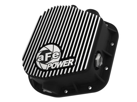 Pro Series Rear Differential Cover Black w/ Machined Fins Ford F-150 97-23 (9.75-12) aFe Power
