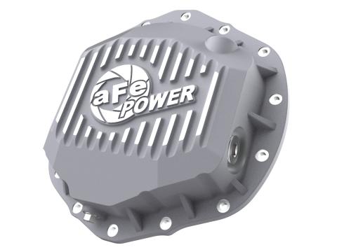 Street Series Rear Differential Cover Raw w/ Machined Fins Ram Trucks 19-26 L6/V8 (Aam 11.5/11.8/12.0-14) aFe Power