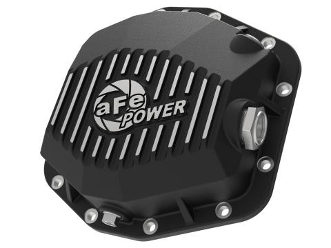 Pro Series Rear Differential Cover Black w/ Machined Fins Ford Ranger 19-23 L4-2.3L (t) (Dana M220) aFe Power