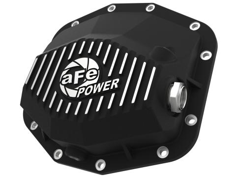 Pro Series Rear Differential Cover Black w/ Machined Fins Ram 1500 Trx 21-24/1500 Rho 25-26 aFe Power