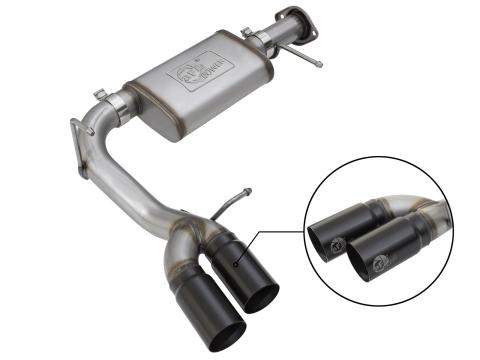 Mach Force-Xp 3 Inch 409 Stainless Steel Cat-Back Exhaust System w/ Black Tip GM Colorado/Canyon 17-22 V6-3.6L Straight Cut aFe Power