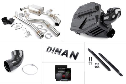 A9x Gr Supra Experience Package (e) Carbon Intake / Black Exhaust / Turbo Inlet / Strut Braces / Throttle Booster Dinan