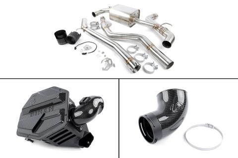 A9X Gr Supra Foundation Package (f) Carbon Intake / Black Exhaust / Turbo Inlet Dinan