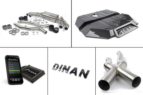 F9x X3M/X4M Foundation Package (F1) Dinan Pcu / Closed Intake / Black Exhaust / X-Pipe Dinan