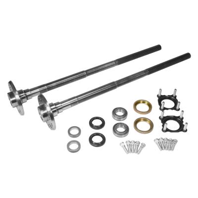 Chromoly Rear Axle Kit Dana 44 Jeep JK Non-Rubicon 30 Spline 32 Long D44 JK Non-Rubicon 4340 Rear Axle Kit 32 Inch Left Hand & Right Hand W/ Bearings 30 Spline Yukon Gear