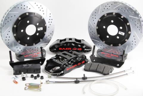 Brake System 14 Inch Front Extreme+ Black 02-05 Impreza BAER Brakes