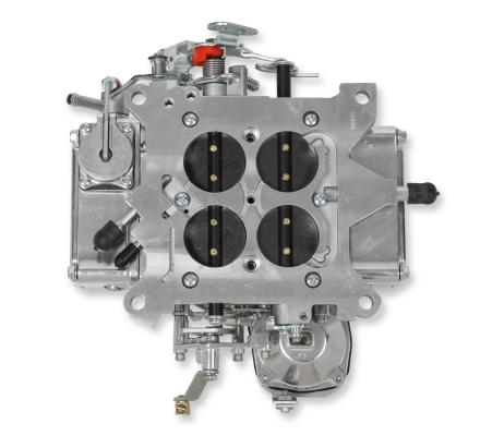Street Warrior Carburetor 600 CFM 4160 Vacuum Secondaries Shiny Gasoline Holley