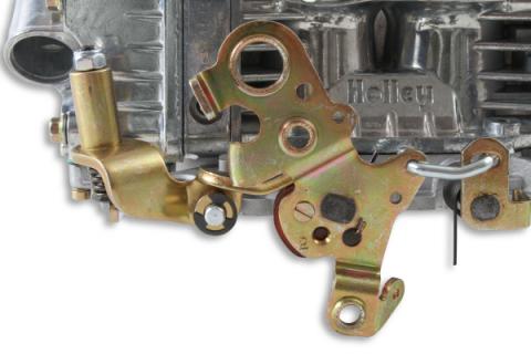 Supercharger Double Pumper Carburetor Draw-Thru 750 CFM 4150 Mechanical Secondaries Shiny Gasoline Holley