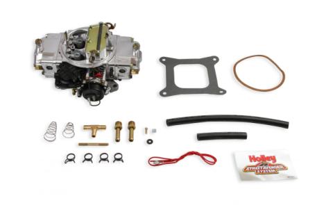 Street Avenger Carburetor 870 CFM 4150 Vacuum Secondaries Shiny Gasoline Holley