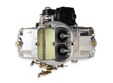 Street Avenger Carburetor 870 CFM 4150 Vacuum Secondaries Shiny Gasoline Holley