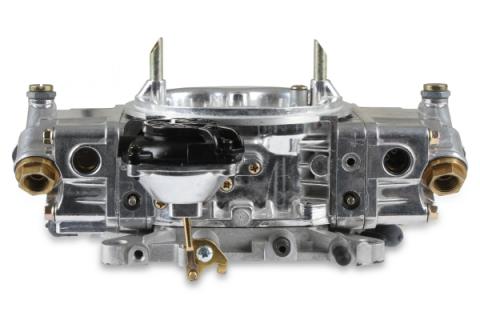 Aluminum Street HP Carburetor 750 CFM 4150 Vacuum Secondaries Shiny Gasoline Holley