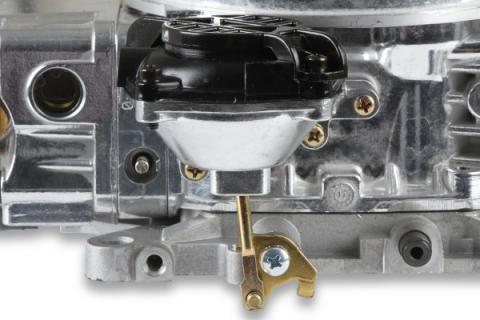 Aluminum Street HP Carburetor 750 CFM 4150 Vacuum Secondaries Shiny Gasoline Holley