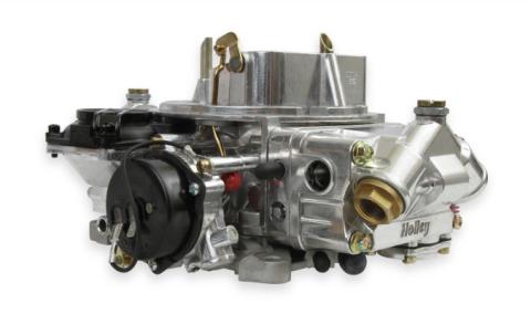 Street Avenger Aluminum Carburetor 870 CFM 4150 Vacuum Secondaries Shiny Gasoline Holley