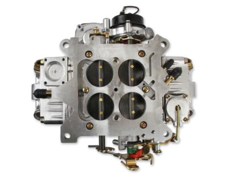 Street Avenger Aluminum Carburetor 870 CFM 4150 Vacuum Secondaries Shiny Gasoline Holley