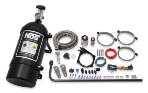 Plate Wet Nitrous System GM 1997-2012 GM LS 102MM Or 105MM 4-Bolt Cable Throttle Body. Black System Is Adjustable Up To 250 Hp. Includes 10Lb Bottle 92MM Plate And All Installation Items NOS