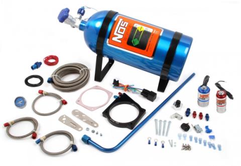 Plate Wet Nitrous System GM 1997-2012 GM LS 90MM Or 92MM 4-Bolt Cable Throttle Body. Blue System Is Adjustable Up To 250 Hp. Includes 10Lb Bottle 92MM Plate And All Installation Items NOS