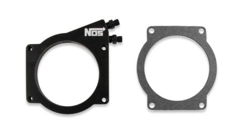 Plate Wet Nitrous System GM 1997-2012 GM LS 90MM Or 92MM 4-Bolt Drive-By-Wire Throttle Body. Black System Is Adjustable Up To 250 Hp. Includes 10Lb Bottle 92MM Plate And All Installation Items NOS