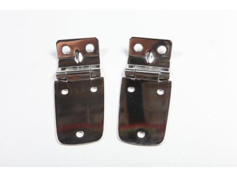 Hood Hinge Stainless Steel 97-06 Jeep Wrangler TJ Rugged Ridge