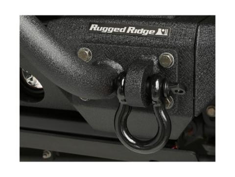 D-Ring Shackle 3/4 Inch 9500 Lb Black Rugged Ridge