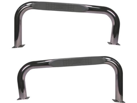 Tube Side Step Stainless Steel 76-86 Jeep CJ Rugged Ridge
