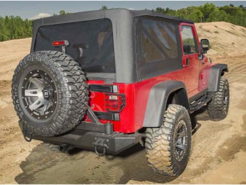 XHD Bumper Tire Carrier Rear 76-06 Jeep CJ/Wrangler YJ/TJ Rugged Ridge
