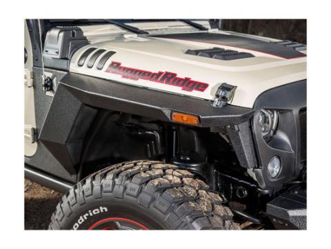XHD Armor Fender Kit Liner 07-18 Jeep Wrangler JKU 4 Door Rugged Ridge