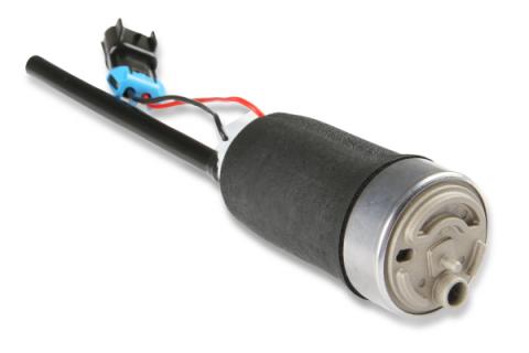 In-Tank Retrofit Fuel Module- Returnless Style 450 LPH Returnless Drop-In Retrofit EFI Fuel System W/hydramat Supports Up to 875 EFI or 1100 CARB HP (At 60 PSI at 13.5 Volts / 16.9 AMP Draw) Holley