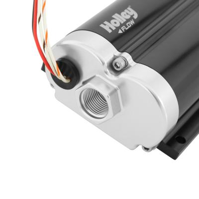 200 GPH Dominator In-Line Billet Fuel Pump (dual Inlet) CARB or EFI Applications Supports Up to 1800 EFI or 2100 CARB HP Compatible with Pump Gas, Race Gas, Diesel or E85 Holley